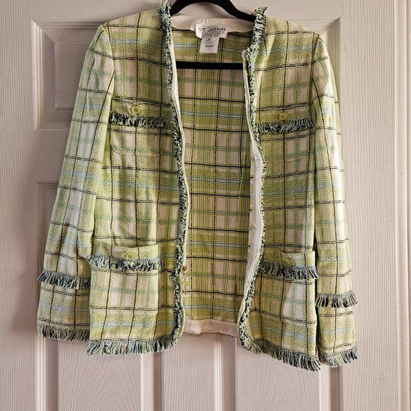 St. John Collection by Marie Gray Knit Blazer (Size 6) - Picture 6 of 16